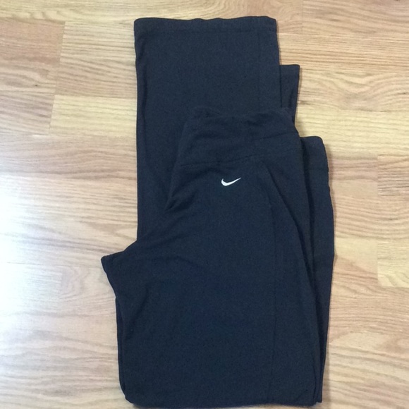 NIKE DRI FIT LADIES EXERCISE PANTS - Picture 2 of 5
